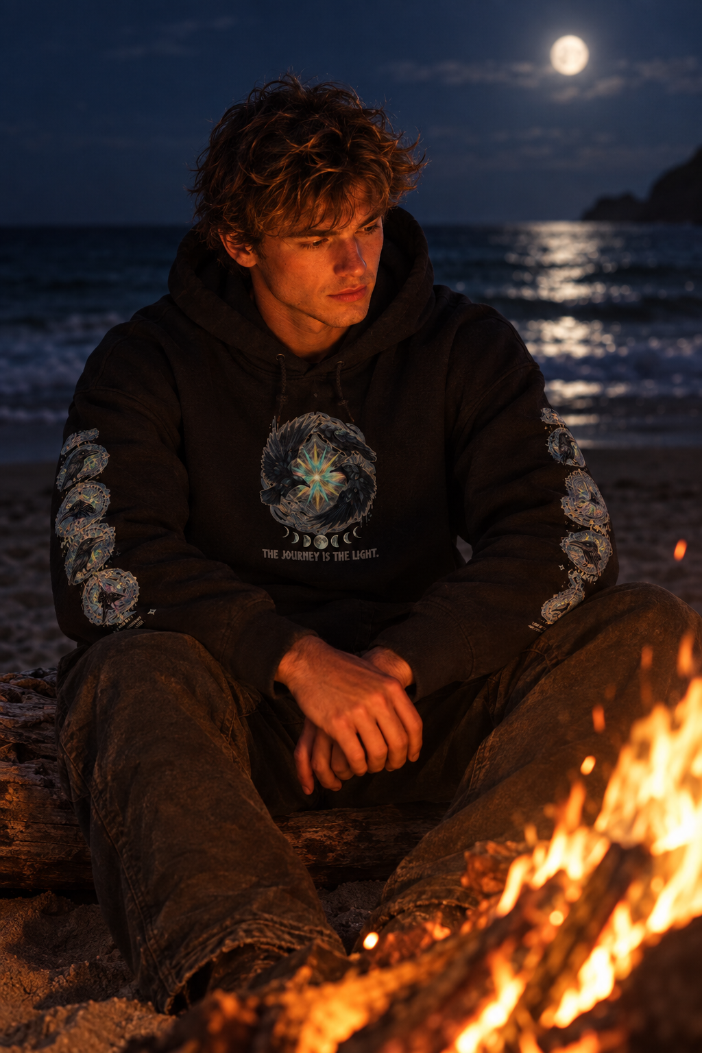 Male Lifestyle 5 — Beach Bonfire