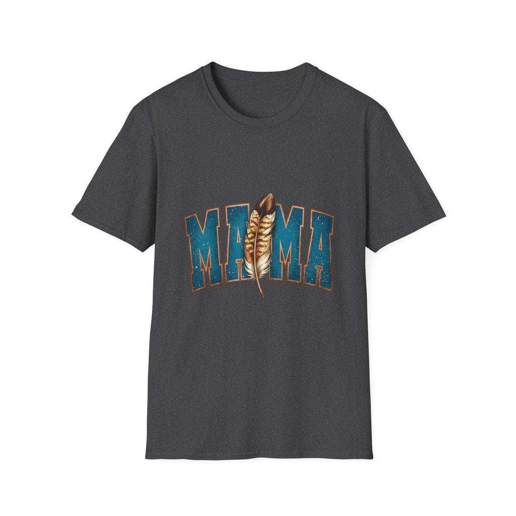 Mama Feather T-Shirt – Rustic Boho Mom Shirt, Mother's Day GiftEmber Spirit Apparel