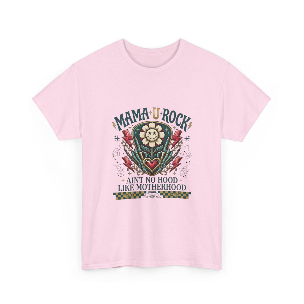 Mama U Rock T-Shirt — Vintage Flower Heart Graphic Tee for MomsEmber Spirit Apparel