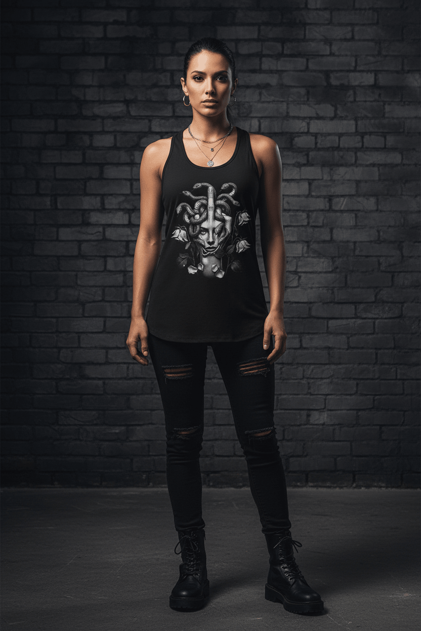 Medusa Women's Sporty Racerback TankEmber Spirit Apparel