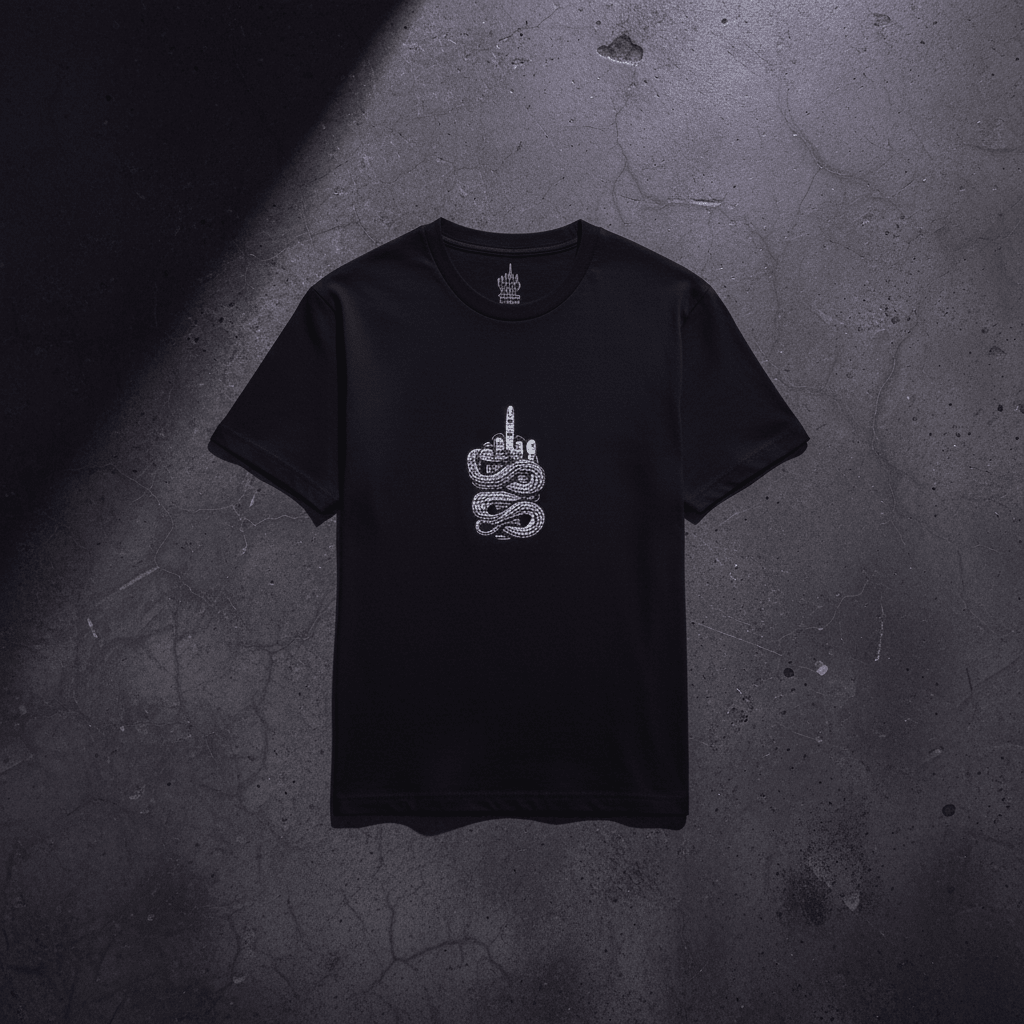 Medusa Won't Be Silenced Tee — Domestic Violence Awareness Purple RibbonEmber Spirit Apparel