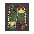 Men's Board Shorts (AOP) Natural Leaf RedWayEmber Spirit Apparel