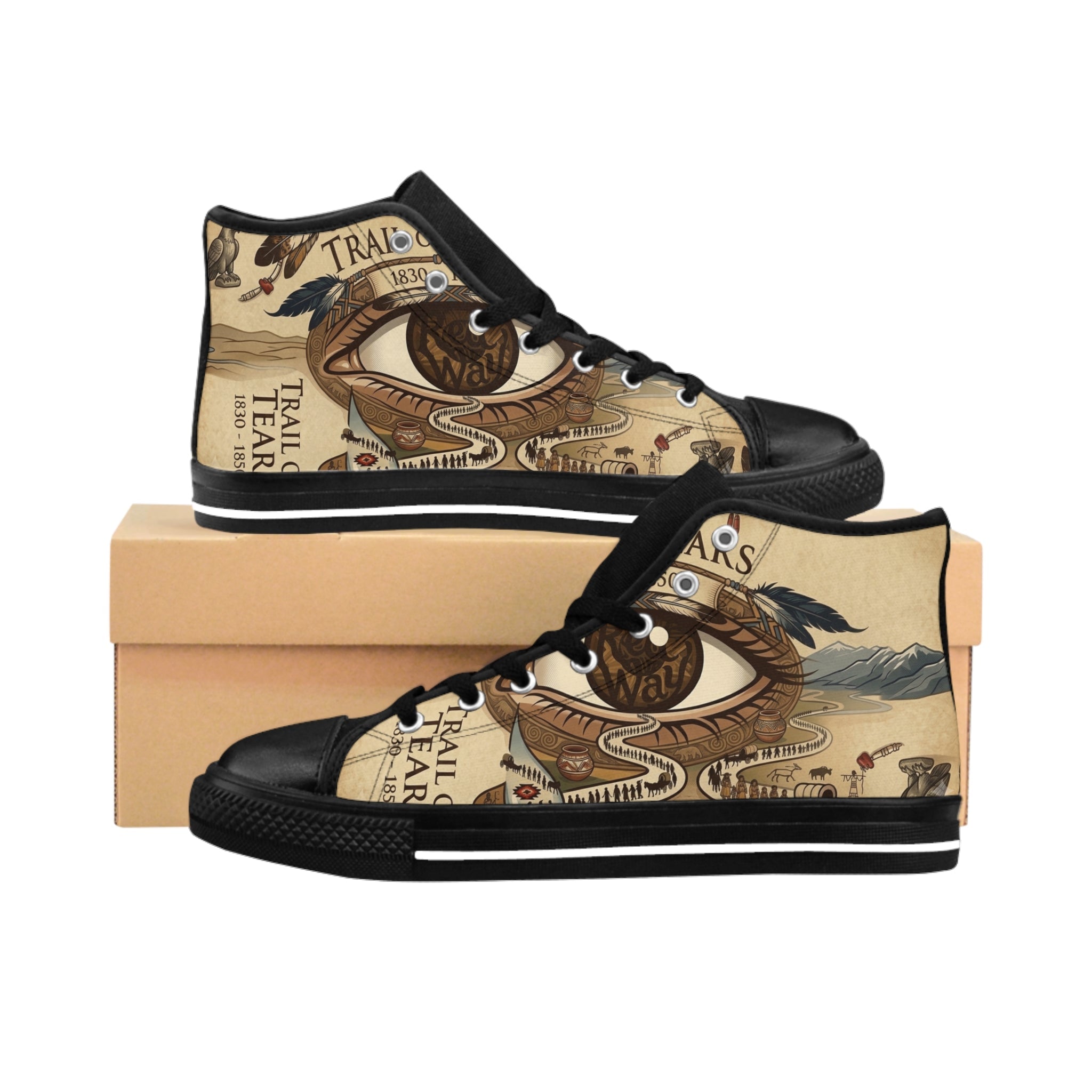 The Trail of Tears - Men's Classic SneakersEmber Spirit Apparel