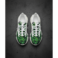Mesh Sneakers — Neon Green Psychedelic Mushroom PrintEmber Spirit Apparel