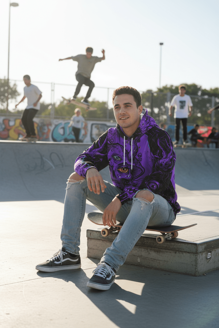 Mikes Crazy Sroom Hoodie — Funny, Quick - Witted & Hot - Tempered Memorial Ying Yang CollectionEmber Spirit Apparel
