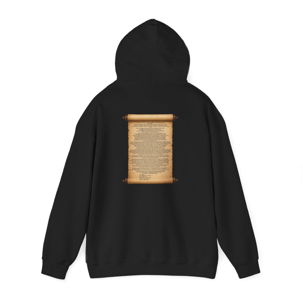 Mi'kmaq Grand Council Flag Hoodie — 1752 Peace & Friendship TreatyEmber Spirit Apparel