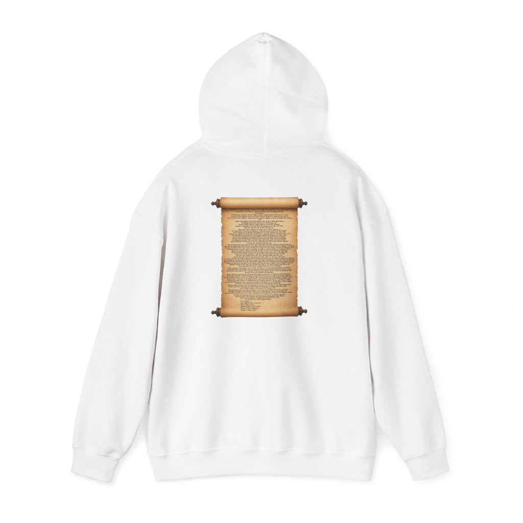 Mi'kmaq Grand Council Flag Hoodie — 1752 Peace & Friendship TreatyEmber Spirit Apparel