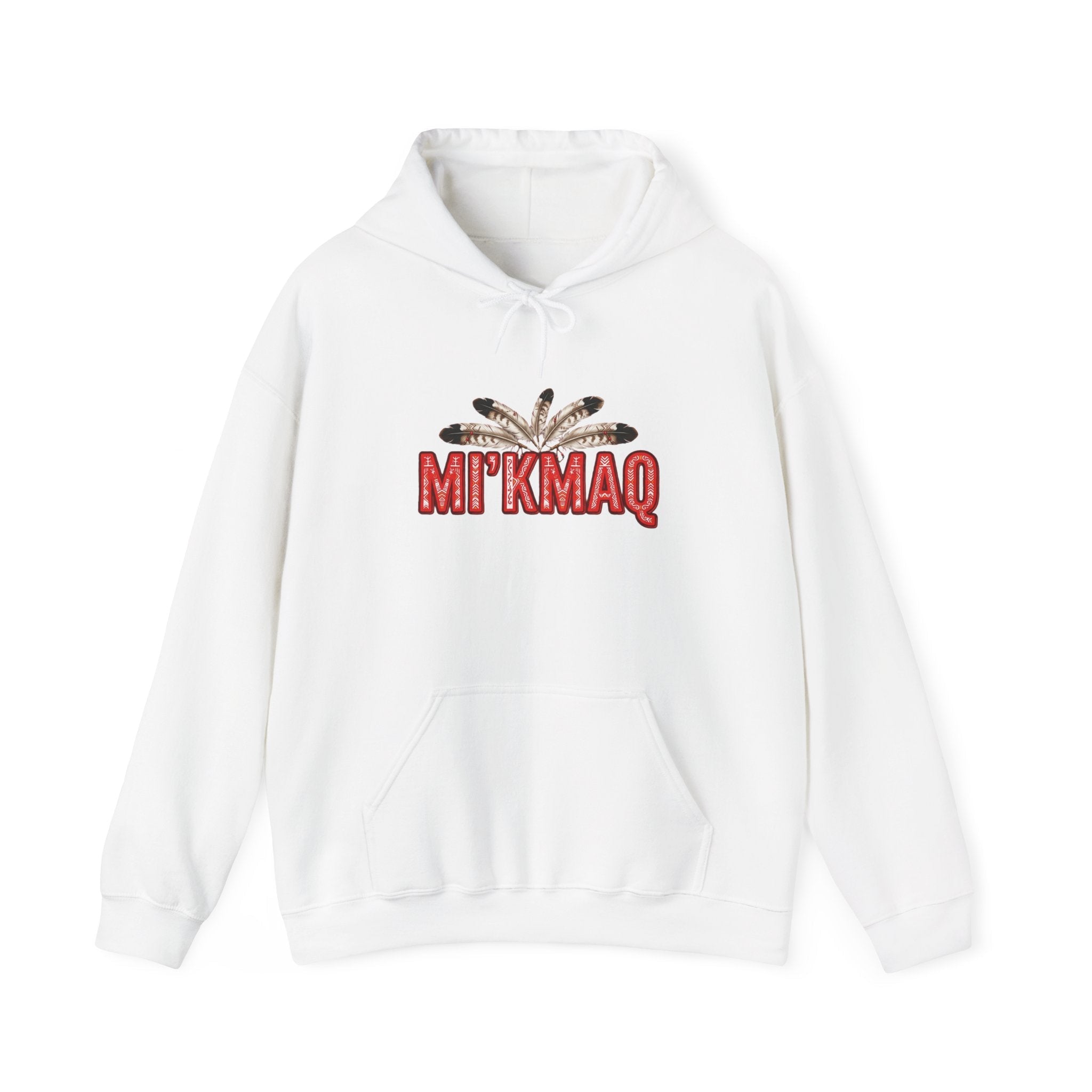 Mi'kmaq Grand Council Flag Hoodie — 1752 Peace & Friendship TreatyEmber Spirit Apparel