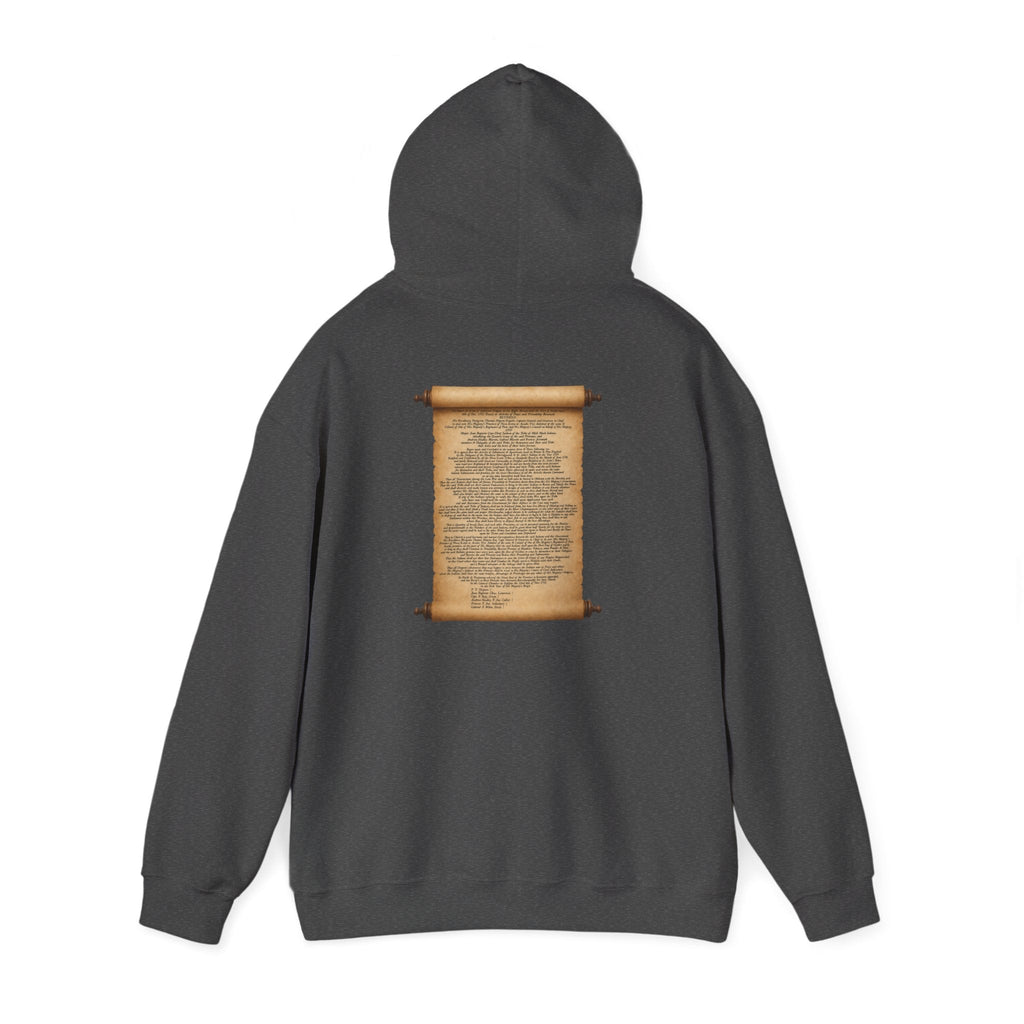 Mi'kmaq Grand Council Flag Hoodie — 1752 Peace & Friendship TreatyEmber Spirit Apparel