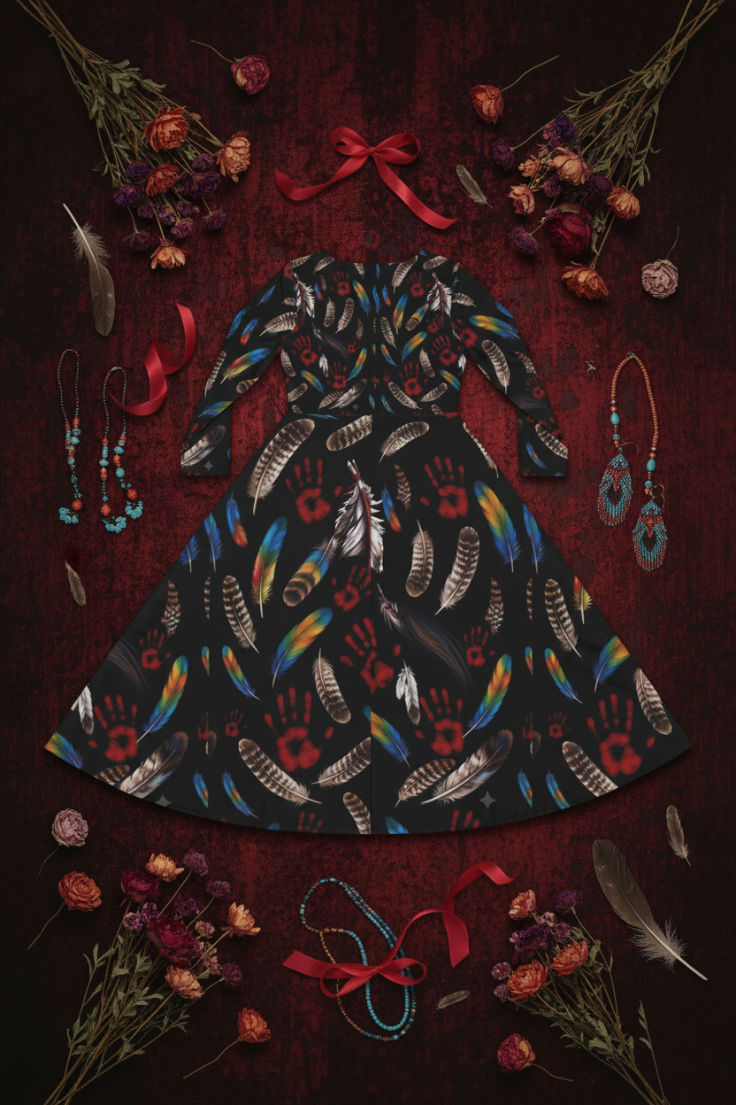 MMIW Dress Flat Lay Back