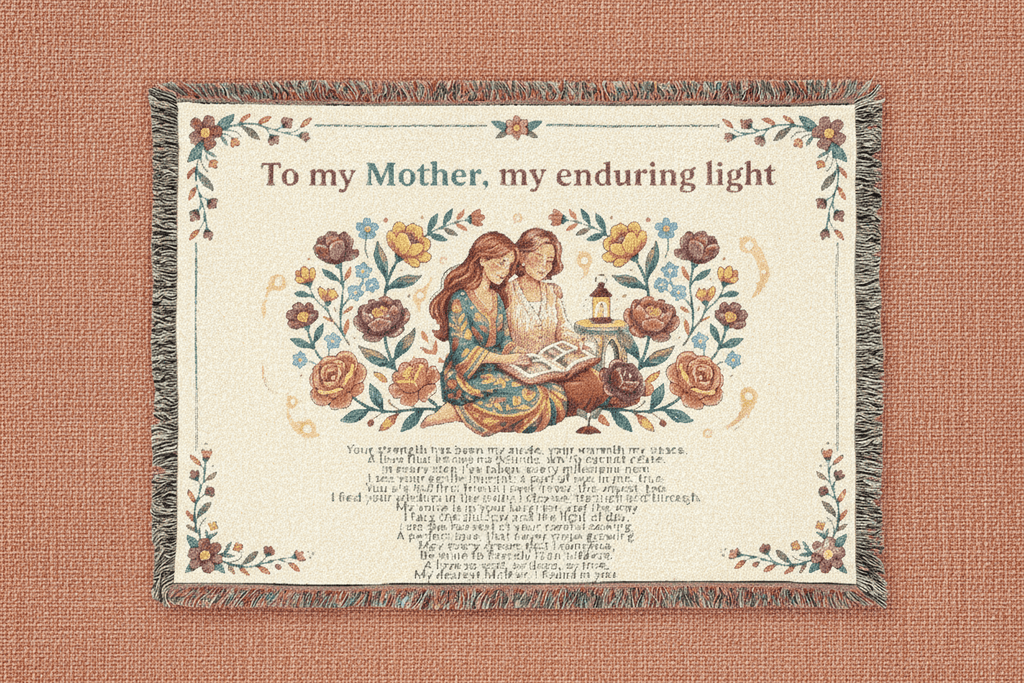 Mothers Appreciation Woven Blanket — "Love in Every Thread"Ember Spirit Apparel