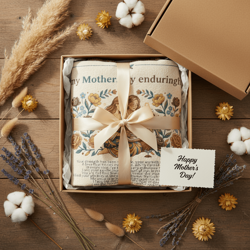 Mothers Appreciation Woven Blanket — "Love in Every Thread"Ember Spirit Apparel