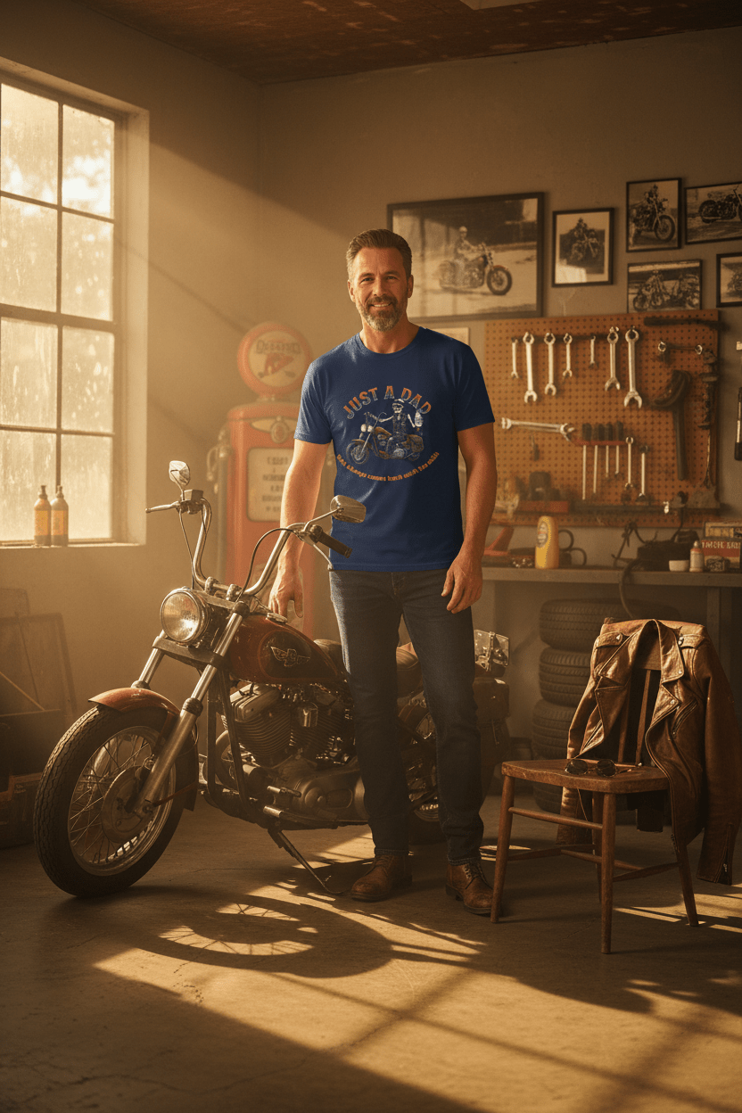Motorcycle Dad "Came Back with the Milk" T-ShirtEmber Spirit Apparel