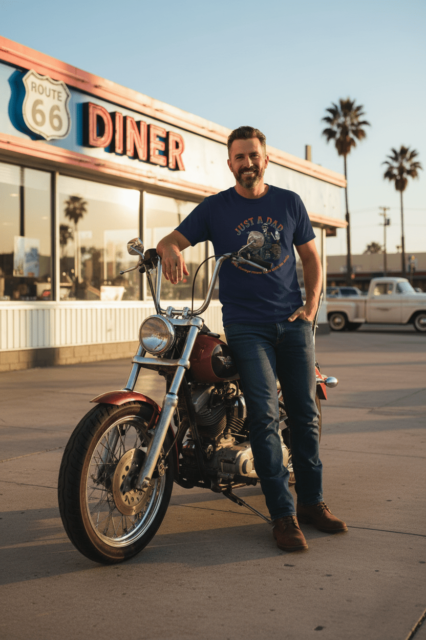Motorcycle Dad "Came Back with the Milk" T-ShirtEmber Spirit Apparel