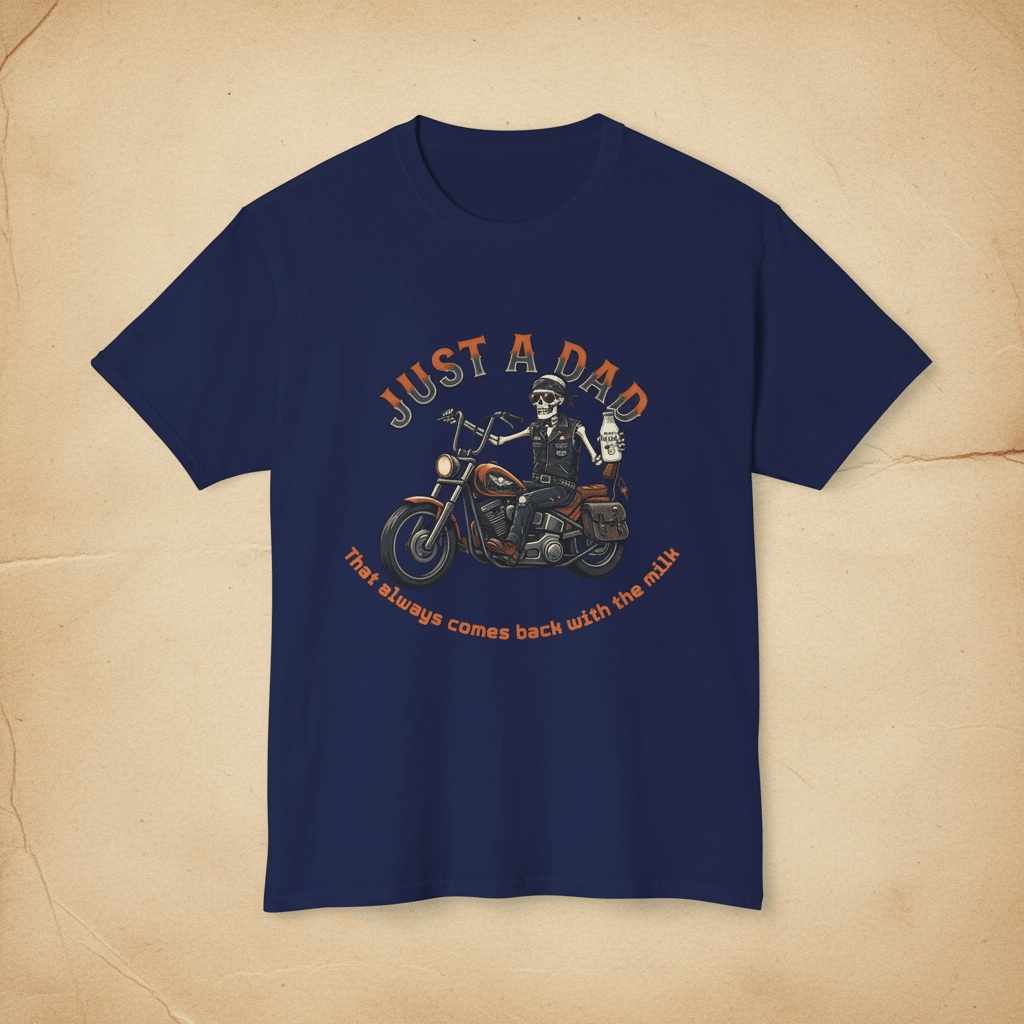 Motorcycle Dad "Came Back with the Milk" T-ShirtEmber Spirit Apparel