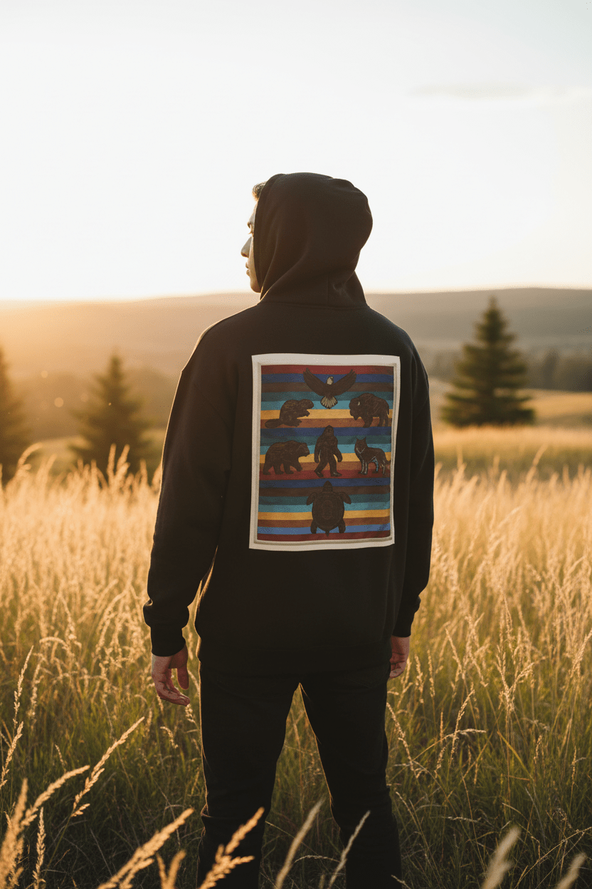 Native Clothing Hoodie – Indigenous Heritage - Inspired Pullover SweatshirtEmber Spirit Apparel
