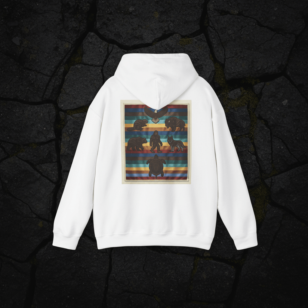 Native Clothing Hoodie – Indigenous Heritage - Inspired Pullover SweatshirtEmber Spirit Apparel