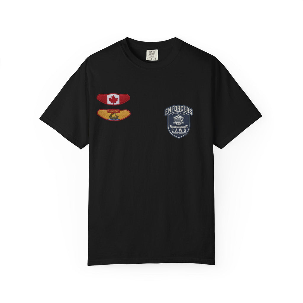 New Brunswick Captain Support - Street Club Enforcers Tee — CAWS (Children Animals Women Seniors)Ember Spirit Apparel