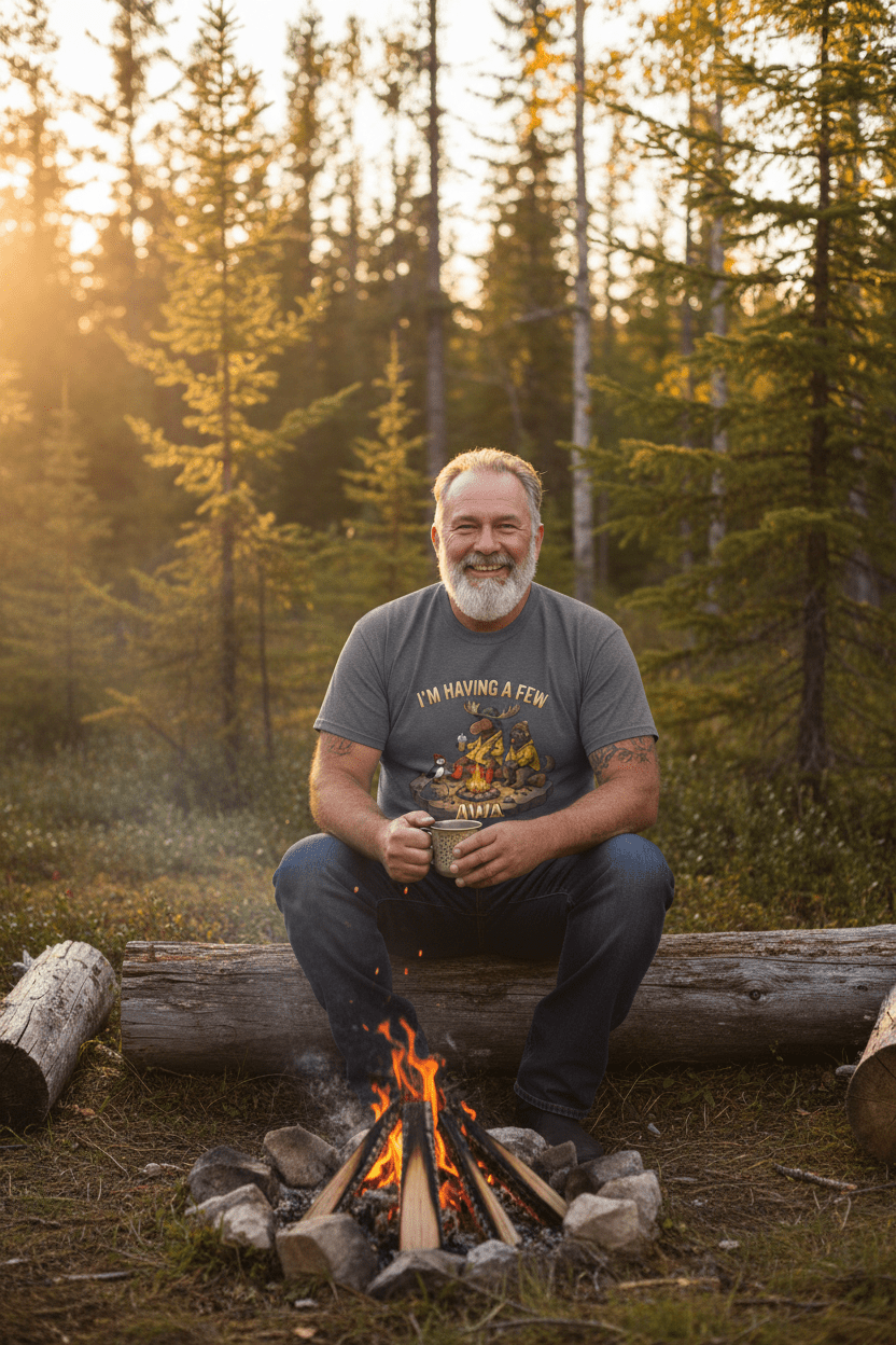 Newfoundland 'Having A Few Awa — Proud NL Saying with TranslationEmber Spirit Apparel