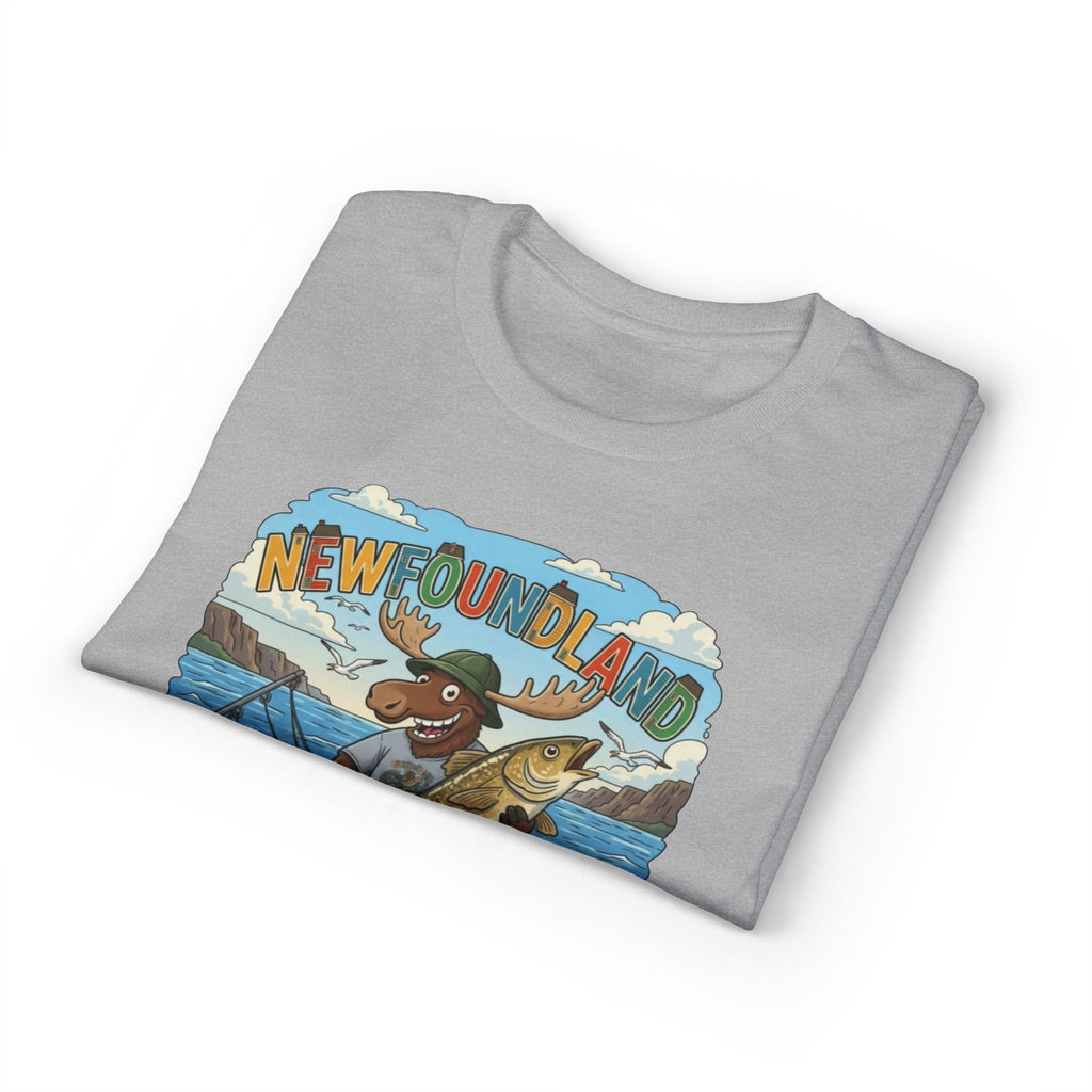 Newfoundland Heritage Moose Hunting & Fishing TeeEmber Spirit Apparel