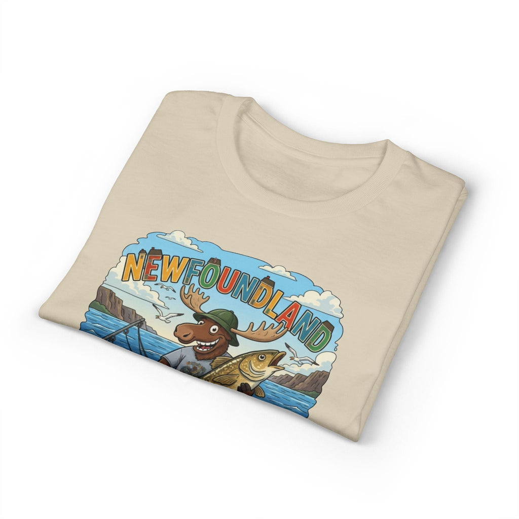 Newfoundland Heritage Moose Hunting & Fishing TeeEmber Spirit Apparel