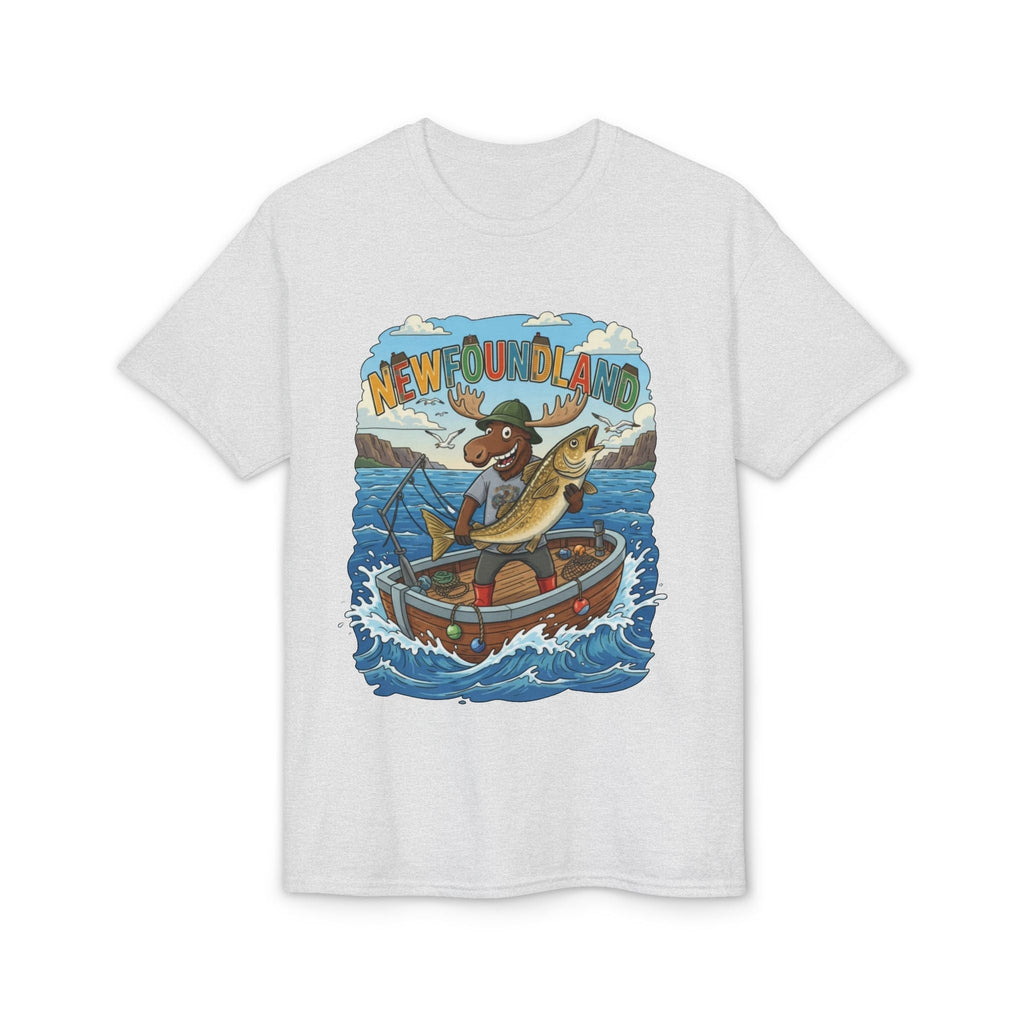 Newfoundland Heritage Moose Hunting & Fishing TeeEmber Spirit Apparel