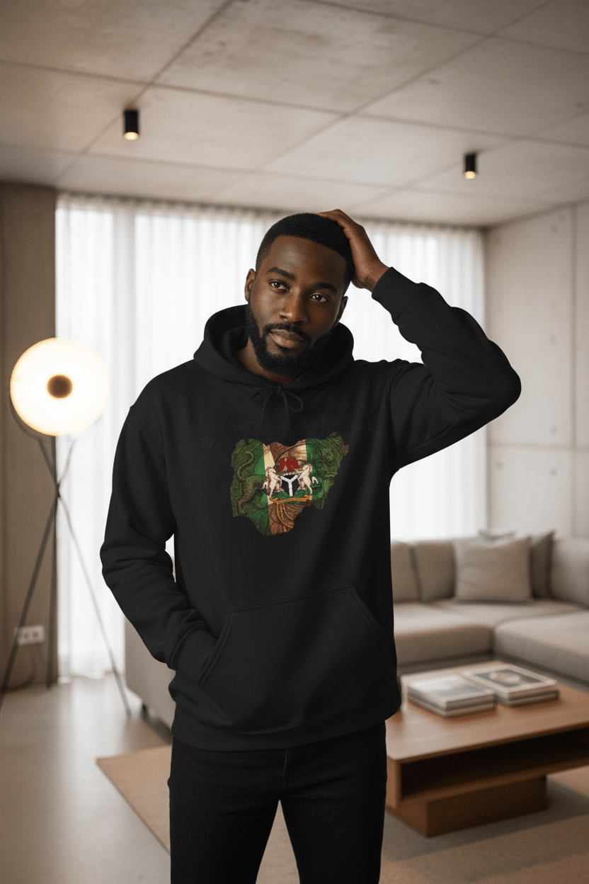 Nigerian King Hoodie — Sweatshirt (Lucky & Natasha)Ember Spirit Apparel