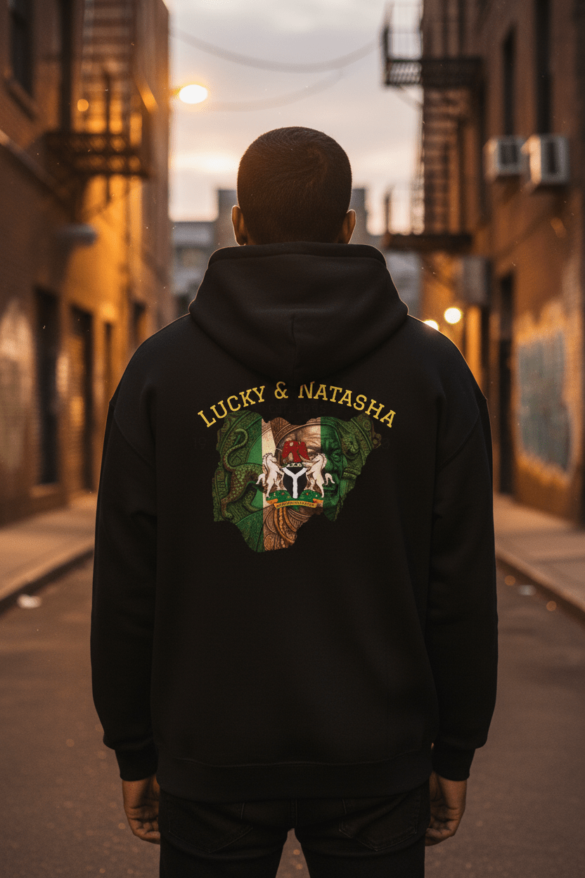 Nigerian King Hoodie — Sweatshirt (Lucky & Natasha)Ember Spirit Apparel