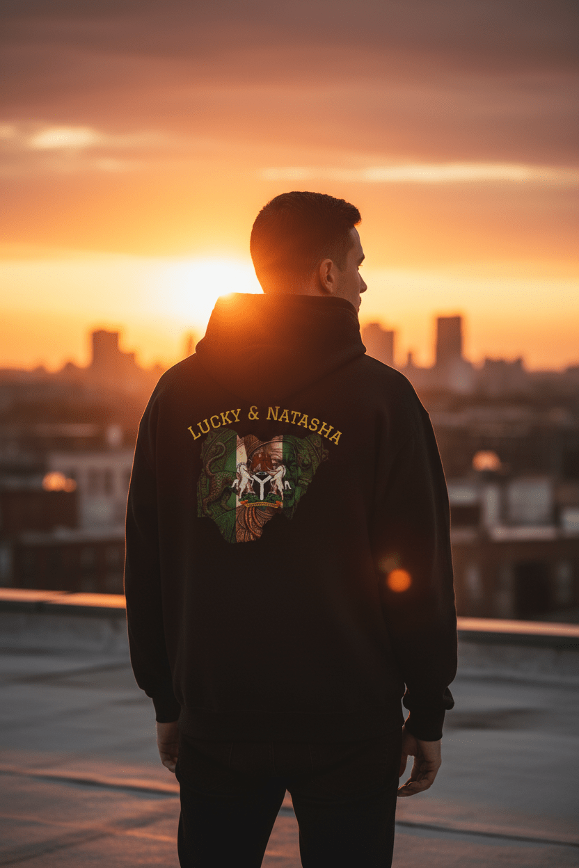 Nigerian King Hoodie — Sweatshirt (Lucky & Natasha)Ember Spirit Apparel