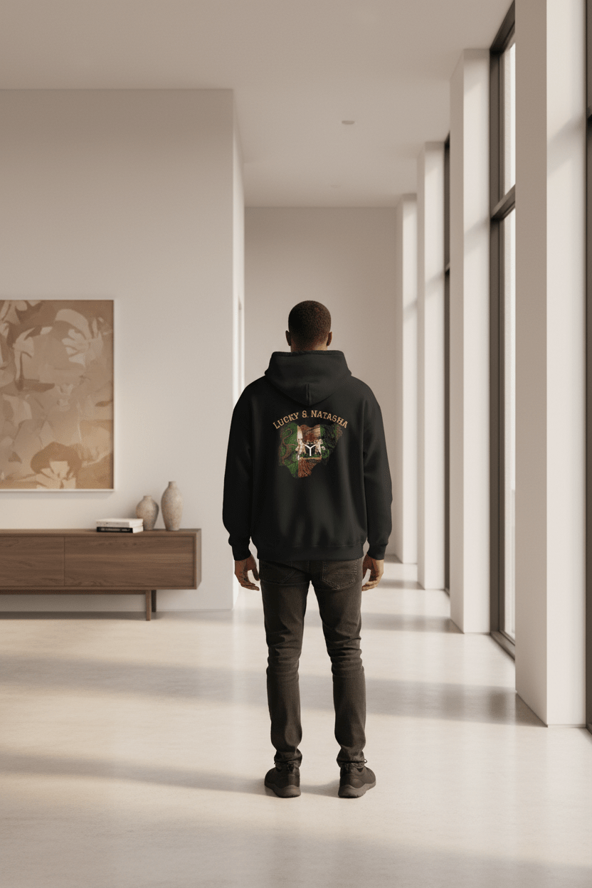 Nigerian King Hoodie — Sweatshirt (Lucky & Natasha)Ember Spirit Apparel