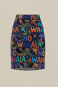 NO WAHALA Pencil Skirt — Positive Energy Nigerian PhraseEmber Spirit Apparel
