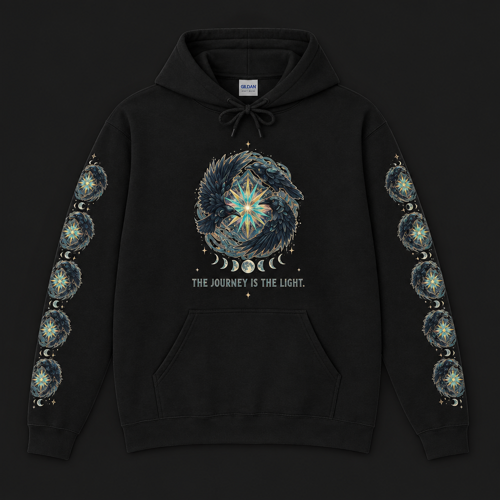 Obsidian Raven Dawn — Front Flat Lay