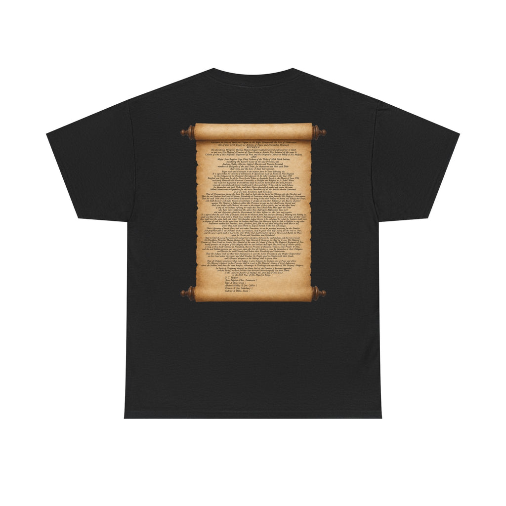 Peace and Friendship Treaty Tee — 1752 Hopson & Cope Historical Document ShirtEmber Spirit Apparel
