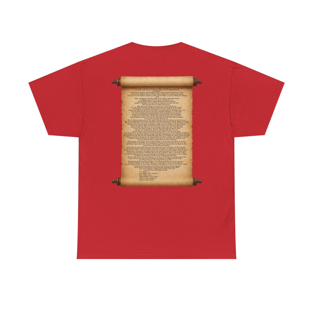 Peace and Friendship Treaty Tee — 1752 Hopson & Cope Historical Document ShirtEmber Spirit Apparel