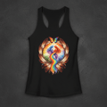 Pride Racerback Tank - Two Spirit (Women size chat)Ember Spirit Apparel
