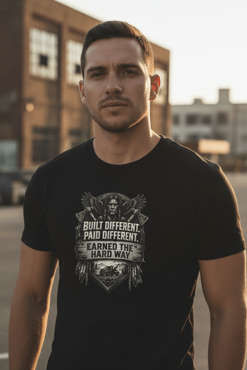 Provider T-Shirt – Proudly Providing for My Family Hardworking Dad Graphic TeeEmber Spirit Apparel