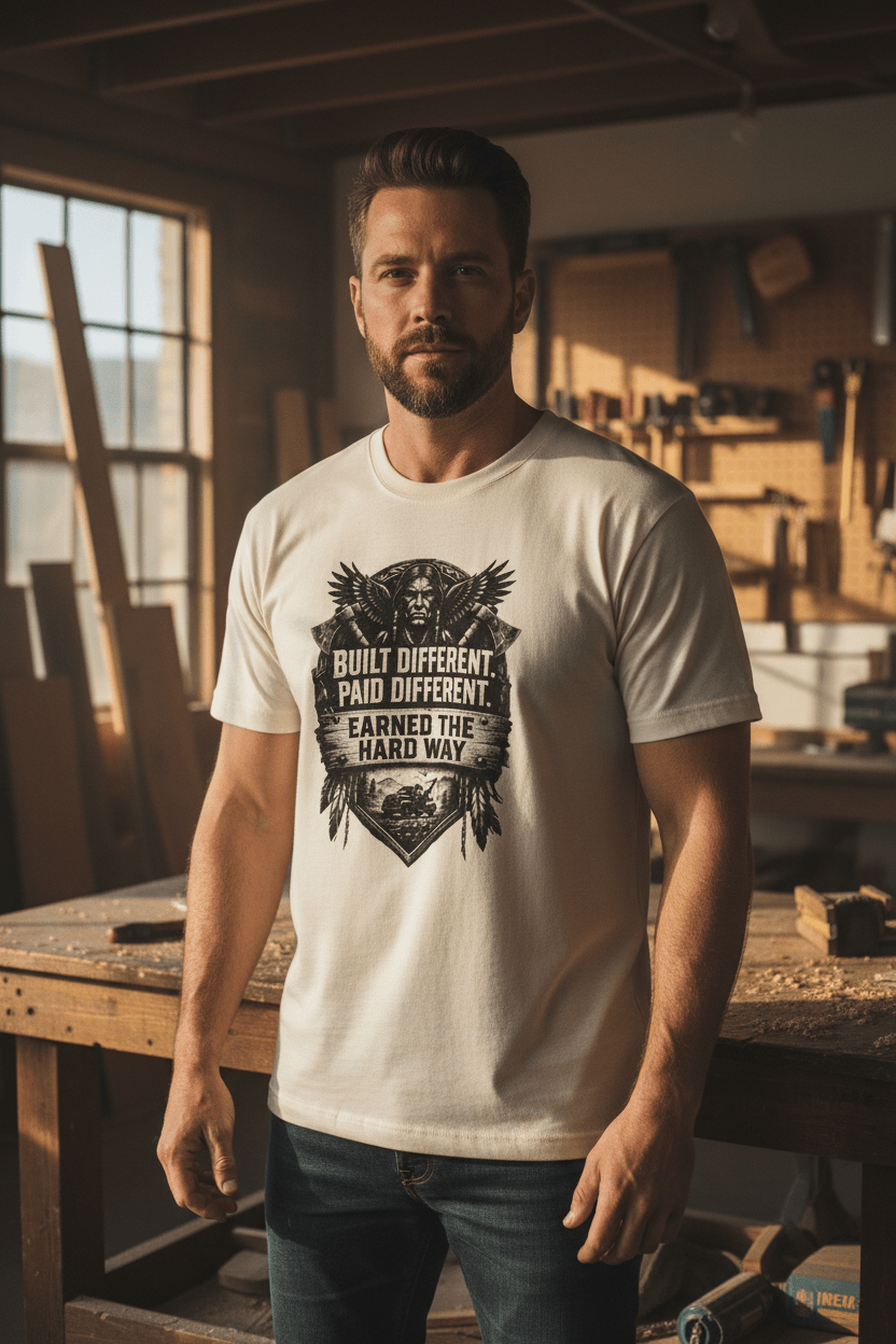 Provider T-Shirt – Proudly Providing for My Family Hardworking Graphic TeeEmber Spirit Apparel