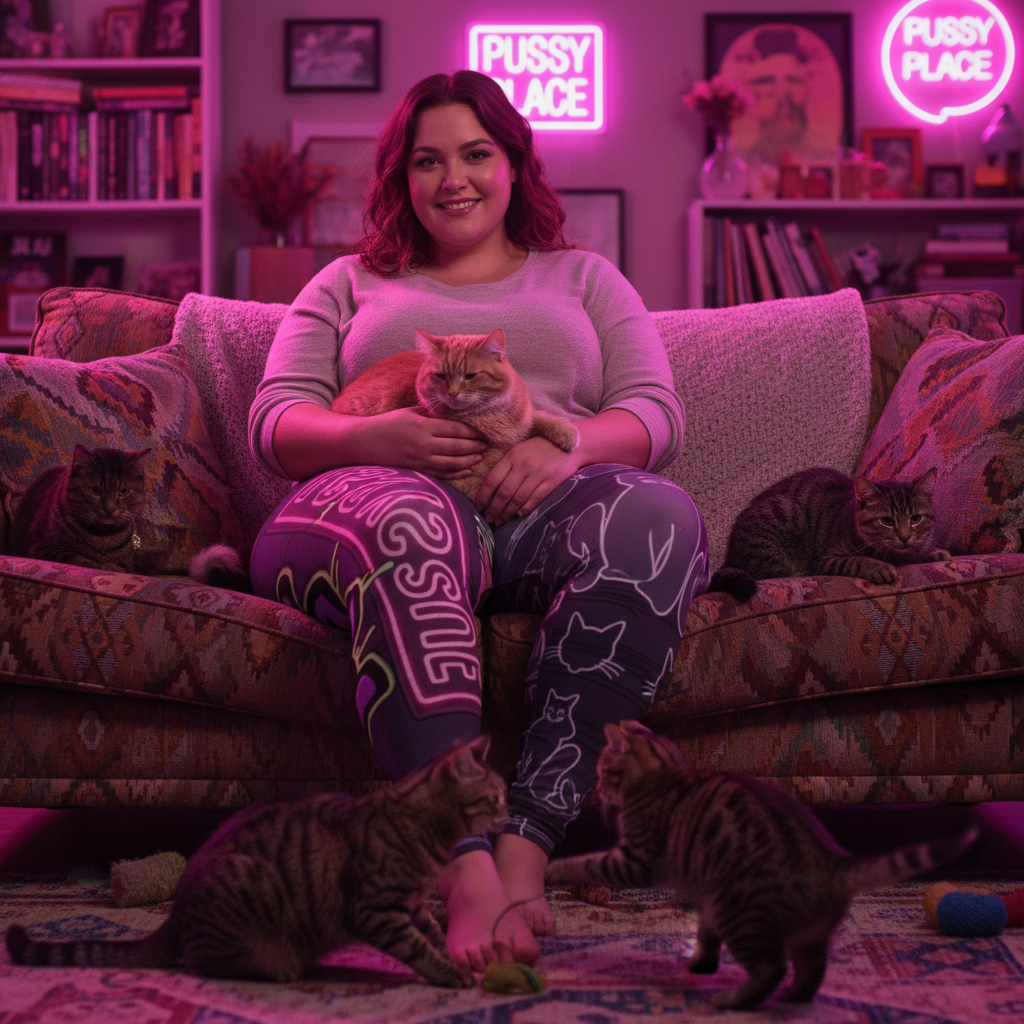 Pussy Place Leggings Lifestyle Mockup