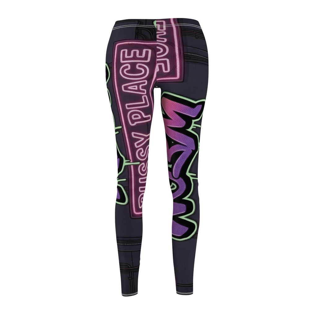 Pussy Place - Women's Cut & Sew Casual Leggings (AOP)Ember Spirit Apparel