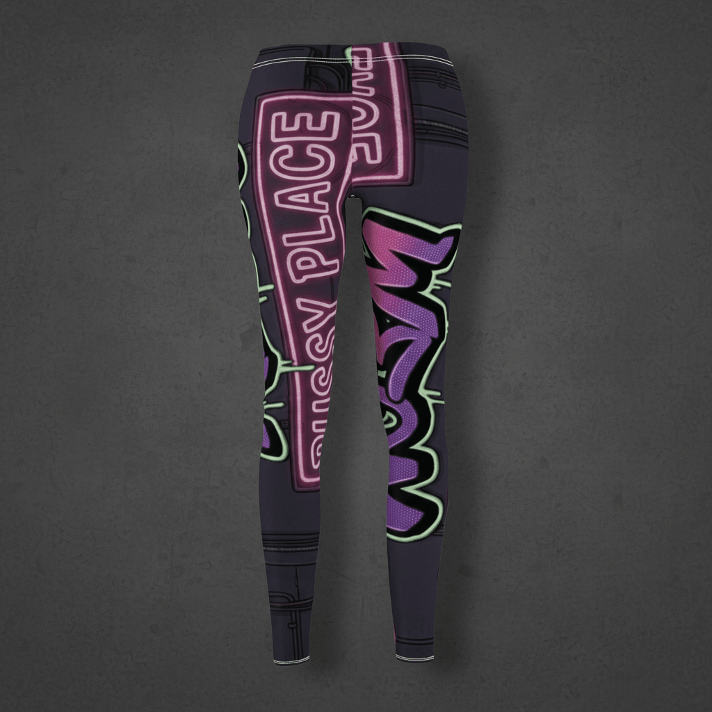 Pussy Place - Women's Cut & Sew Casual Leggings (AOP)Ember Spirit Apparel