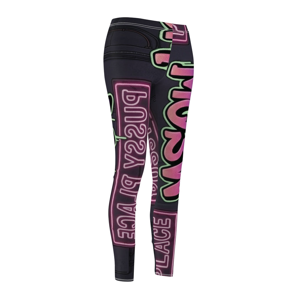 Pussy Place - Women's Cut & Sew Casual Leggings (AOP)Ember Spirit Apparel
