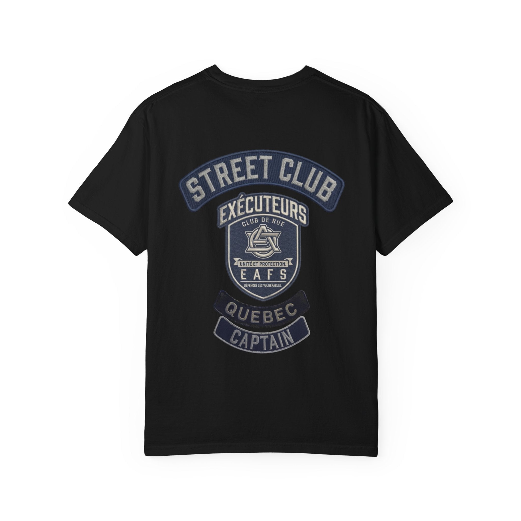 Quebec Captain Support - Street Club Enforcers Tee — CAWS Québec (French)Ember Spirit Apparel