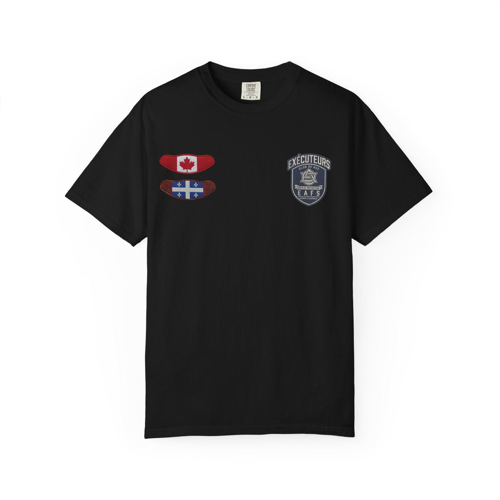 Quebec Captain Support - Street Club Enforcers Tee — CAWS Québec (French)Ember Spirit Apparel