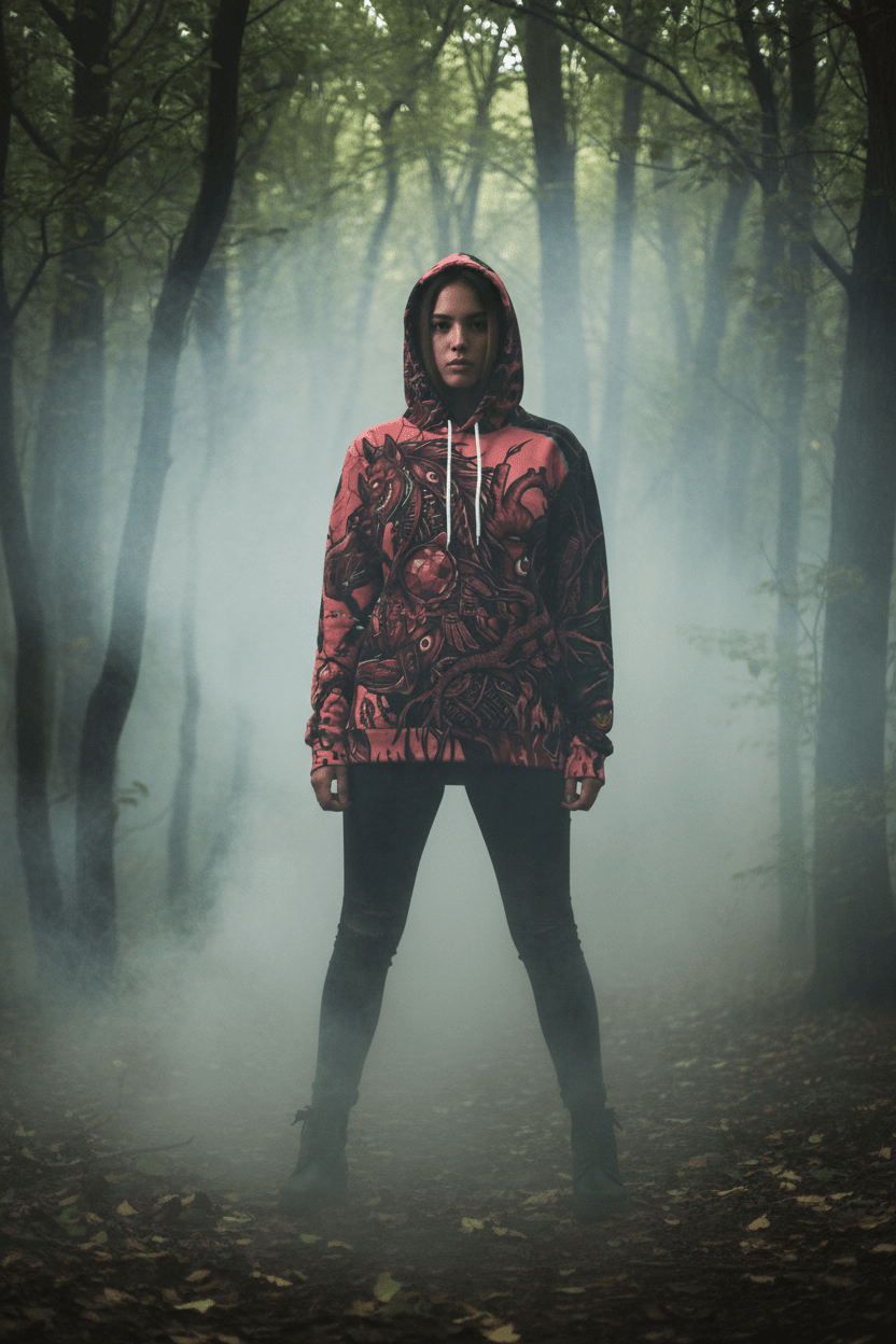 Red Horse Pride Hoodie — Mi'kmaq Name TributeEmber Spirit Apparel