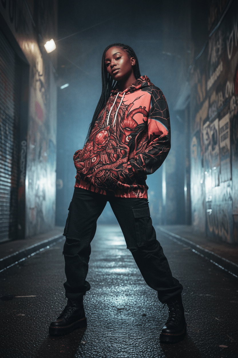 Red Horse Pride Hoodie — Mi'kmaq Name TributeEmber Spirit Apparel