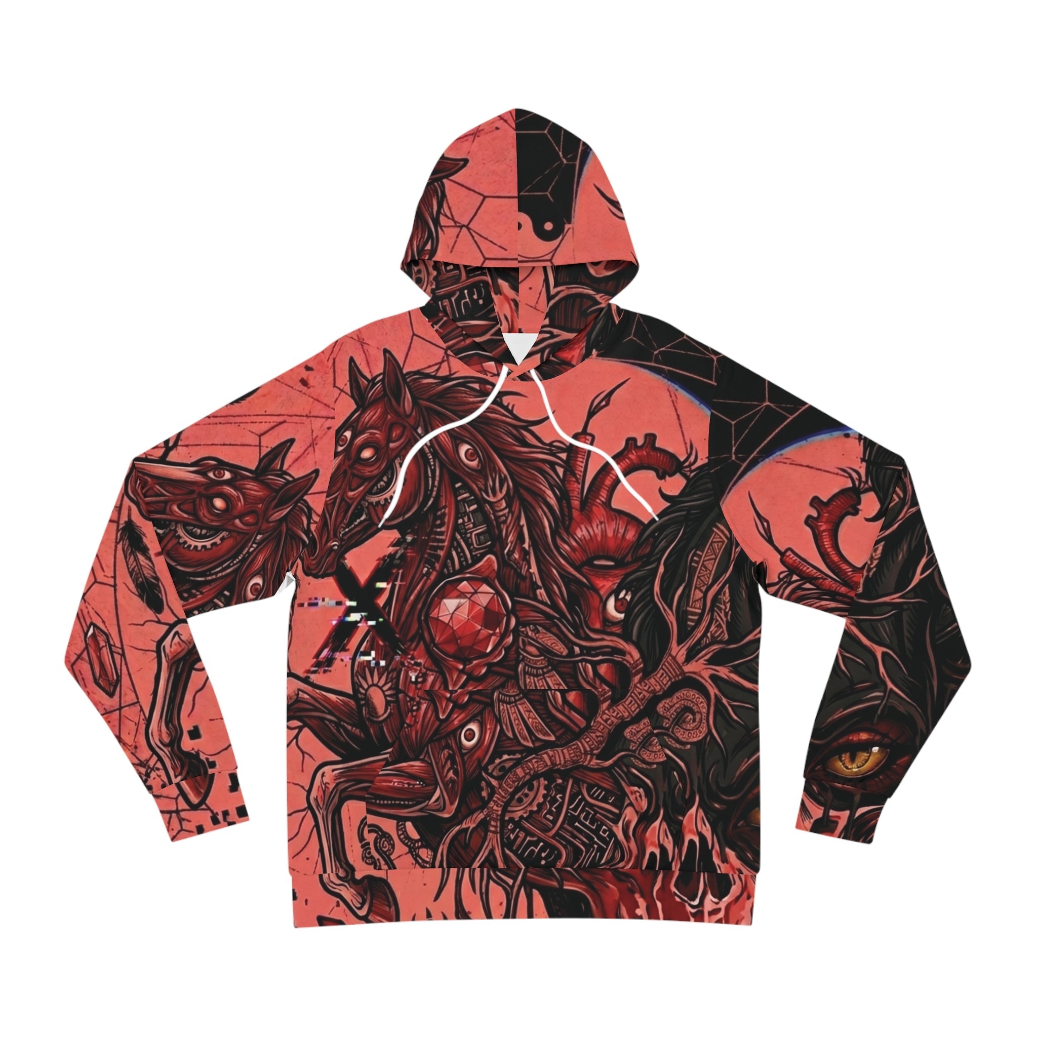Red Horse Pride Hoodie — Mi'kmaq Name TributeEmber Spirit Apparel