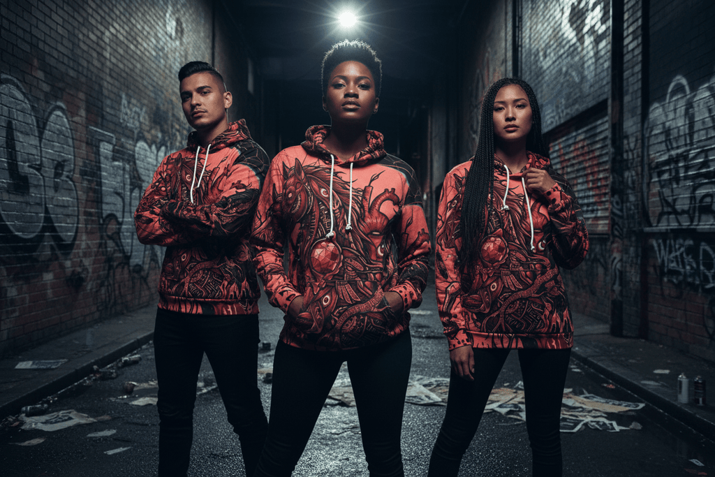 Red Horse Pride Hoodie — Mi'kmaq Name TributeEmber Spirit Apparel
