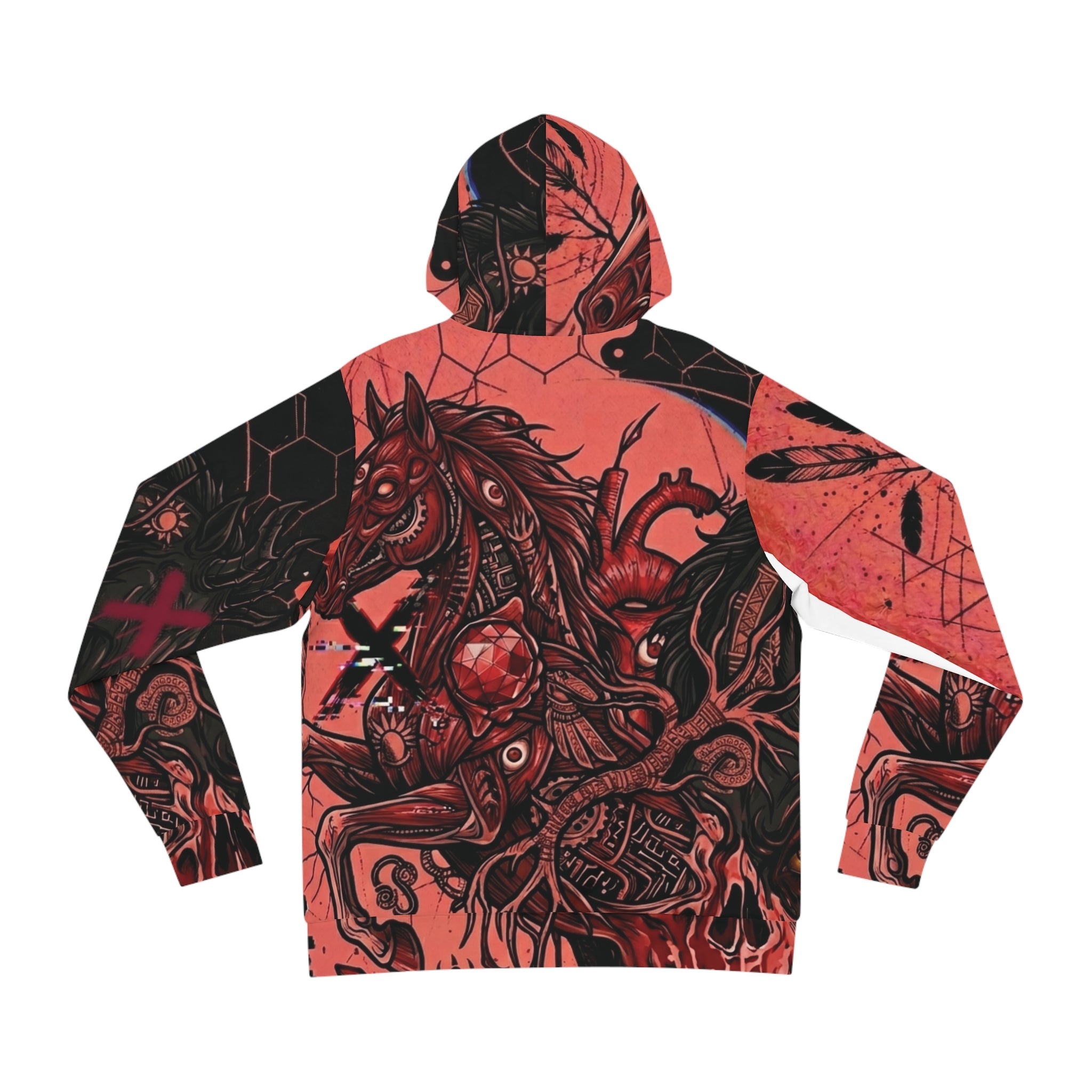 Red Horse Pride Hoodie — Mi'kmaq Name TributeEmber Spirit Apparel
