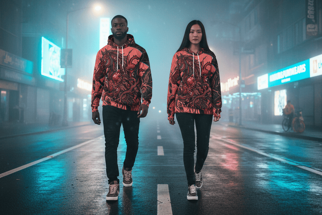 Red Horse Pride Hoodie — Mi'kmaq Name TributeEmber Spirit Apparel