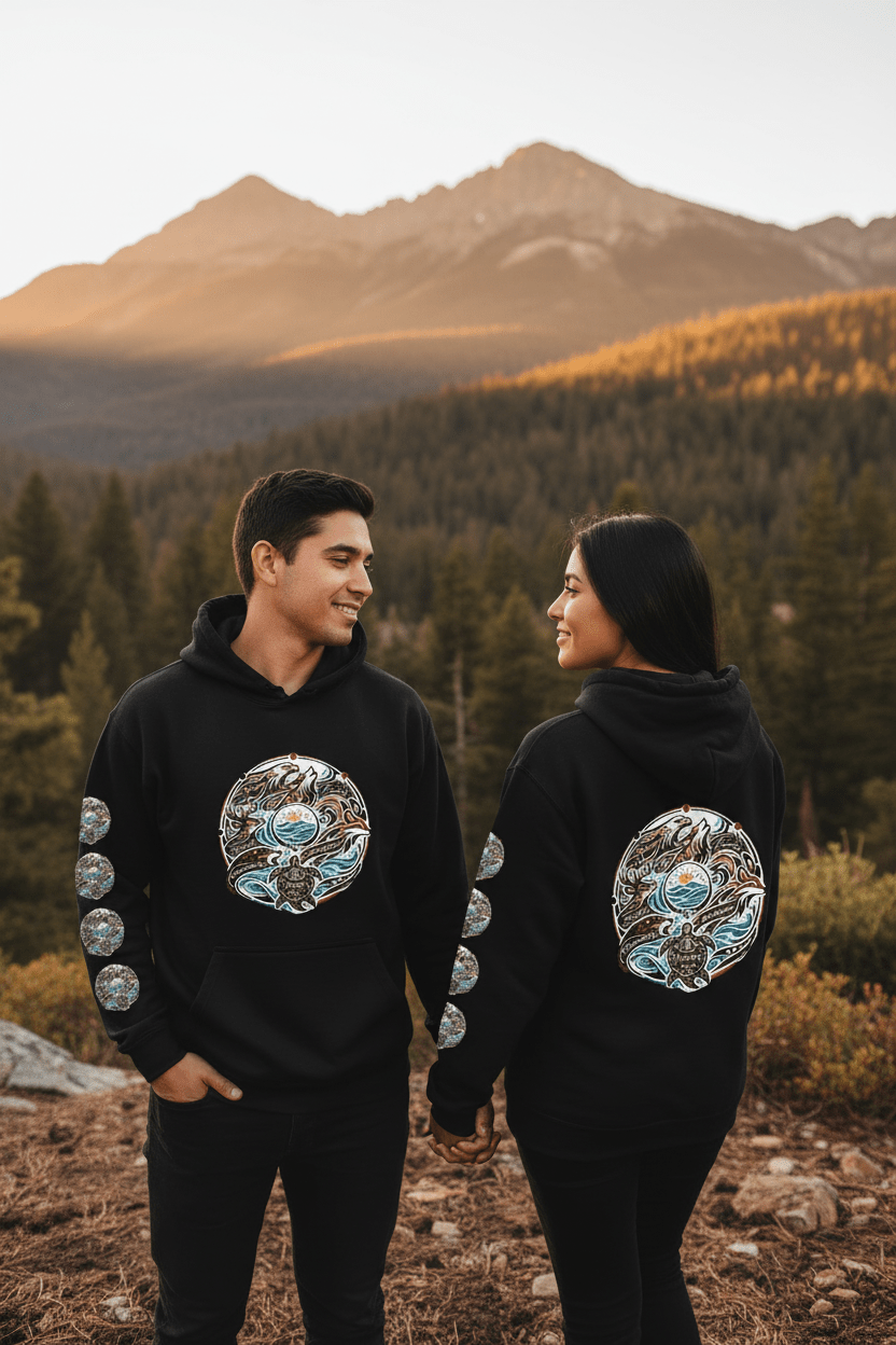 Red Road Animal Teachings Hoodie — Native Wisdom Explained (100% Cotton)Ember Spirit Apparel
